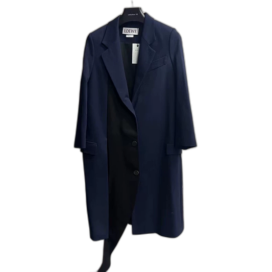 Loewe Blue Single-Breasted Coat
