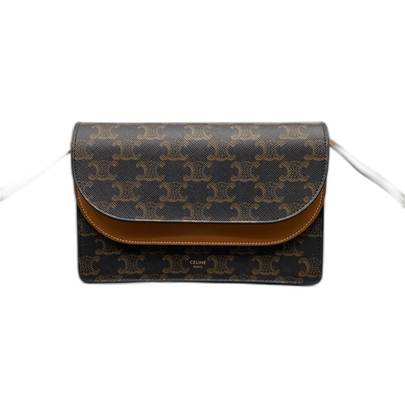 Celine Vintage Monogram Envelope Crossbody Bag