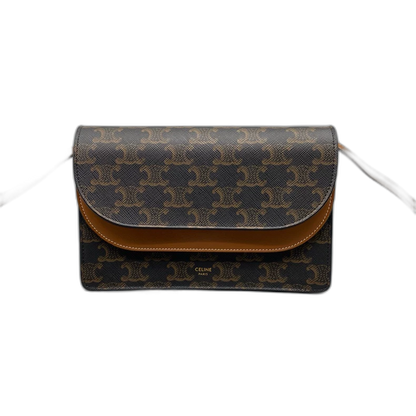Celine Vintage Monogram Envelope Crossbody Bag
