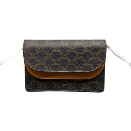 Celine Vintage Monogram Envelope Crossbody Bag