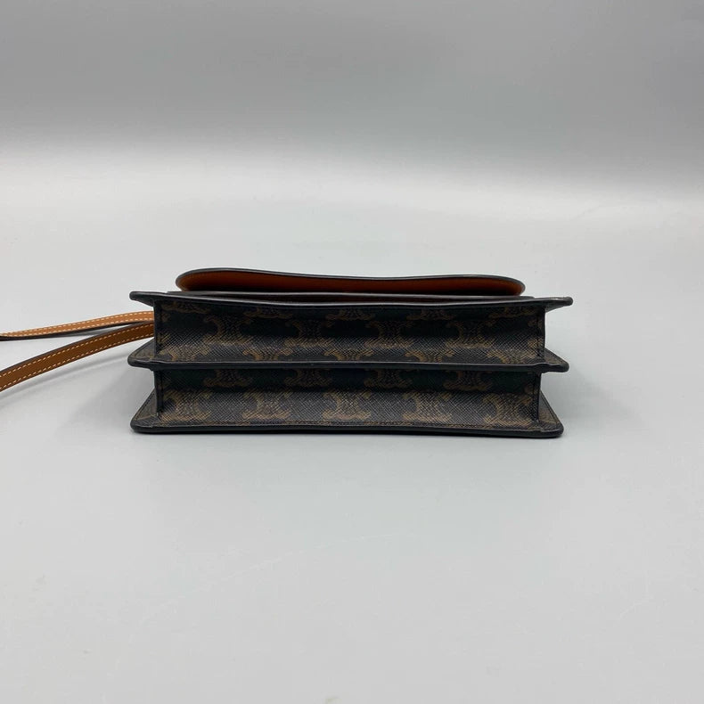 Celine Vintage Monogram Envelope Crossbody Bag