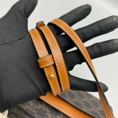 Celine Vintage Monogram Envelope Crossbody Bag