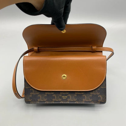 Celine Vintage Monogram Envelope Crossbody Bag