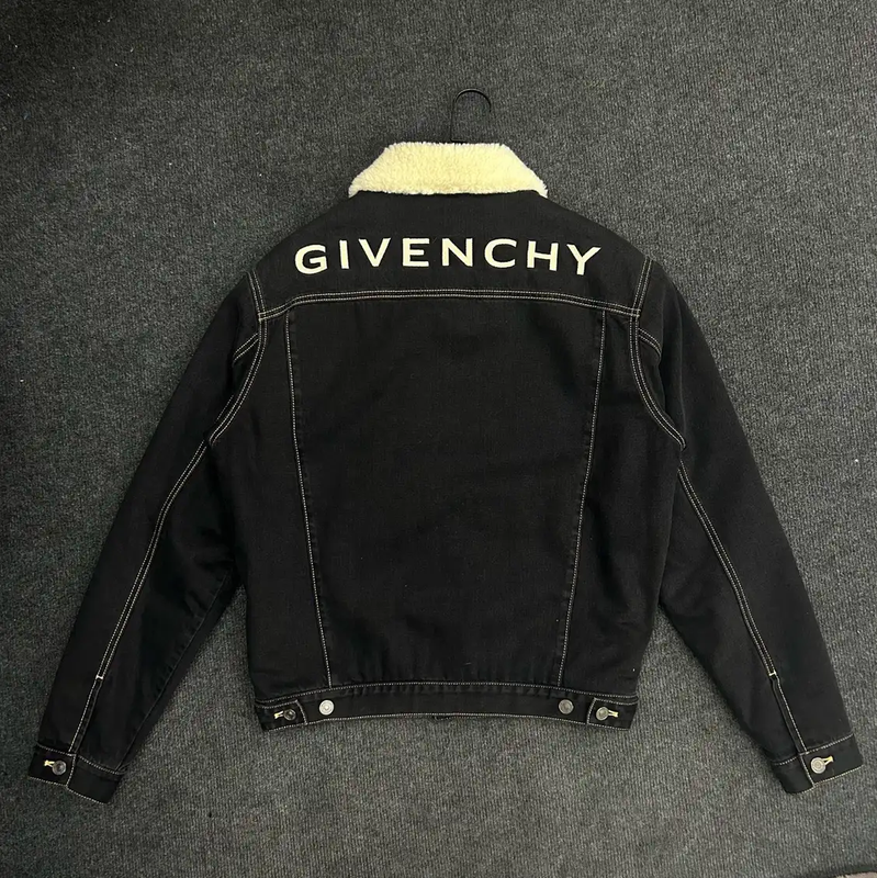 Givenchy Black Cotton Embroidered Jacket 0089