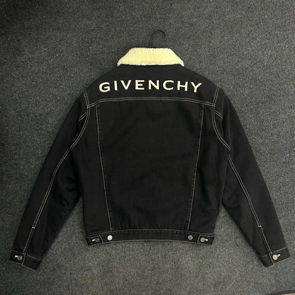 Givenchy Black Cotton Embroidered Jacket 0089