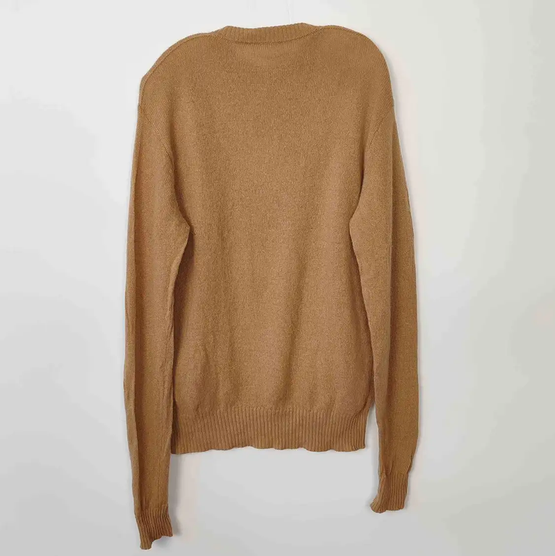 Prada Brown Wool Knit Sweater for Men