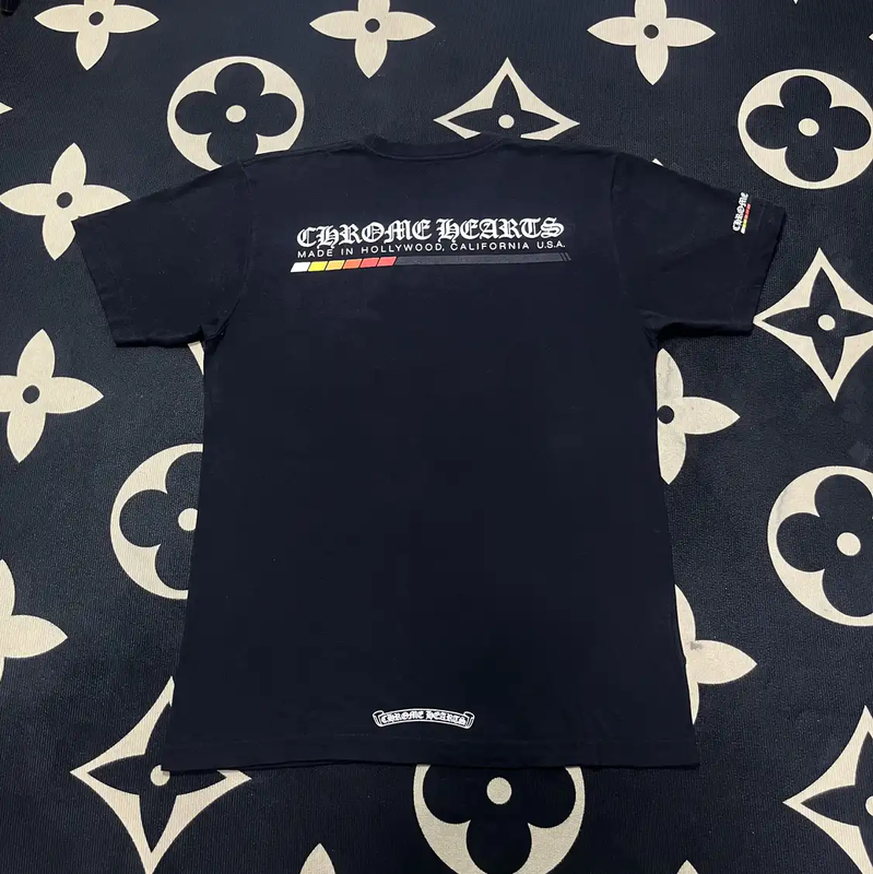 Chrome Hearts Black Short Sleeve T-Shirt for Men 0089