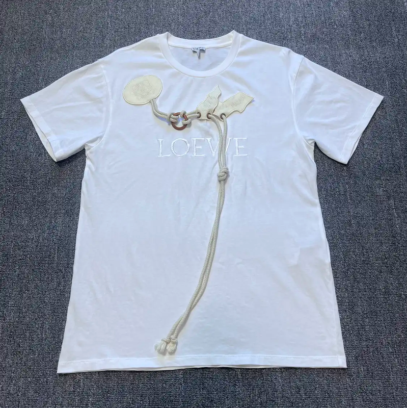 Loewe White Cotton Men's T-Shirt XS Size 0089