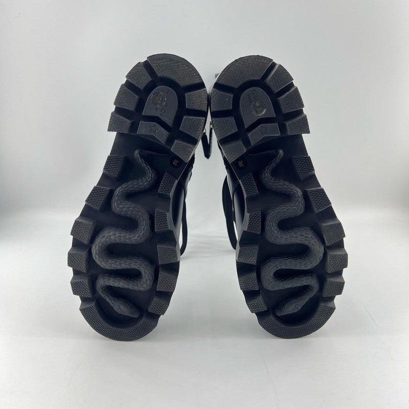 Gucci Women's Black Leather Ankle Boots 0079