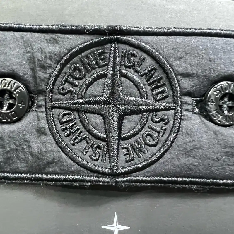 Stone Island Black Cotton Men's Outerwear Jacket 0089