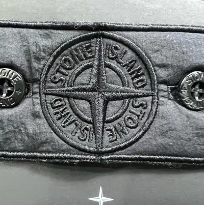 Stone Island Black Cotton Men's Outerwear Jacket 0089