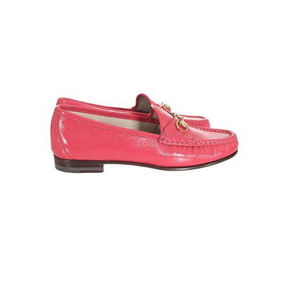 Gucci Pink Patent Leather Loafers 0079