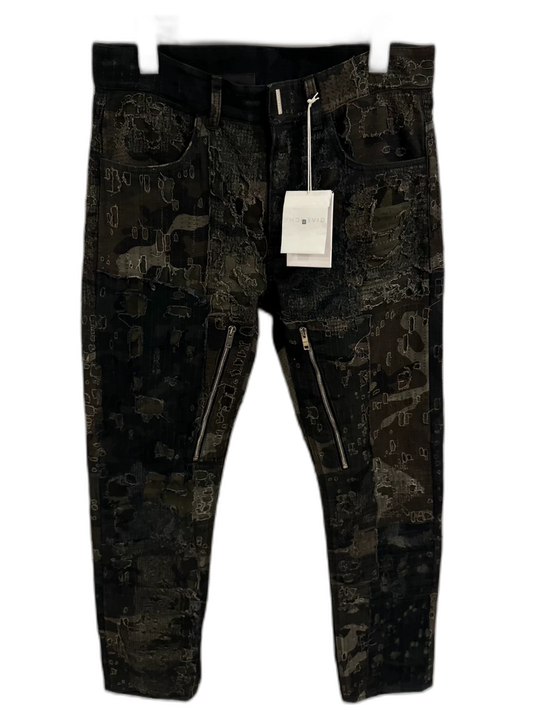 Givenchy Boro Patchwork Denim Jeans