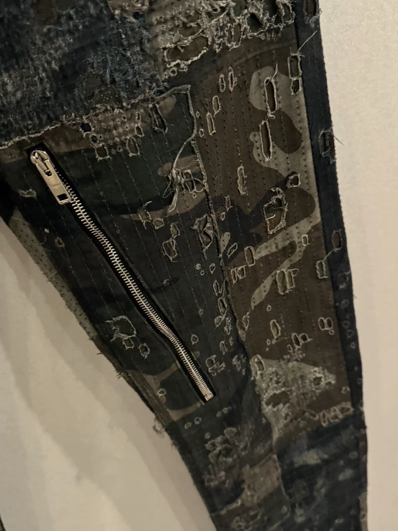 Givenchy Boro Patchwork Denim Jeans