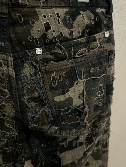 Givenchy Boro Patchwork Denim Jeans