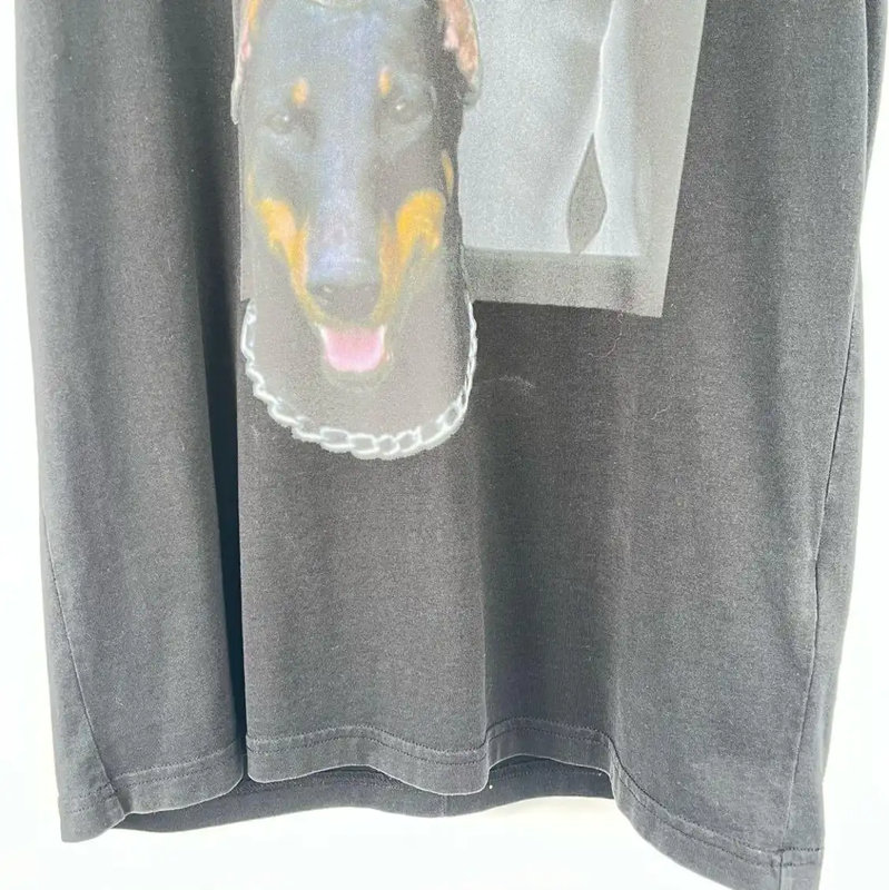 Givenchy Black Graphic Men's T-Shirt 0089