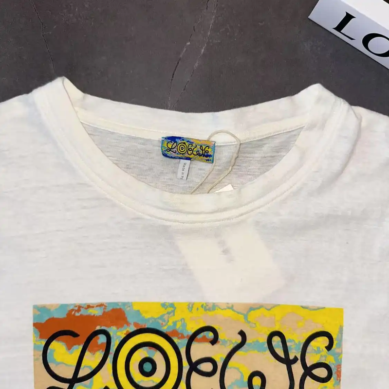 Loewe Graphic Cotton T-Shirt for Men 0089