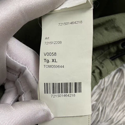 Stone Island Green Half-Sleeve Hooded Jacket