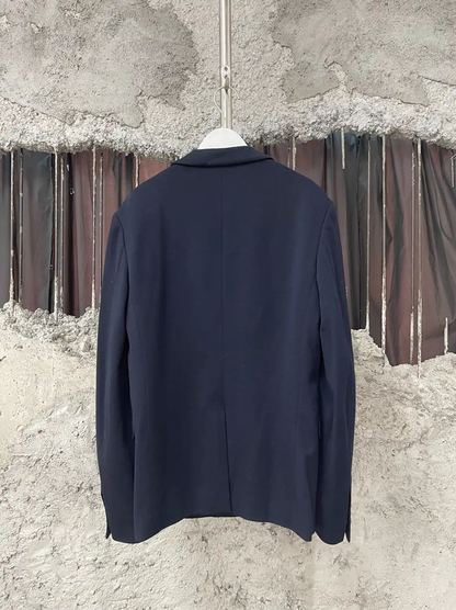 Prada Tailored Dark Blue Long Sleeve Jacket