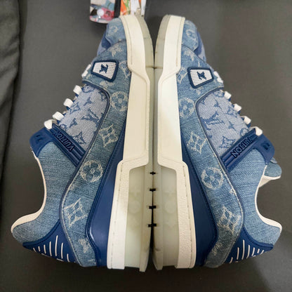 Louis Vuitton Denim Low Top Sneakers for Men 0079