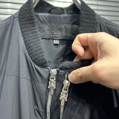 Chrome Hearts Black Cotton Sleeveless Jacket 0089