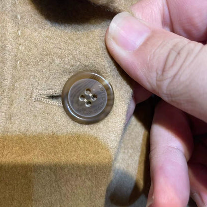 Stylish Vintage Long Camel Coat