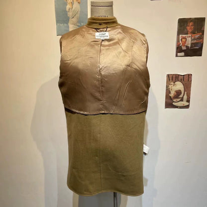 Stylish Vintage Long Camel Coat