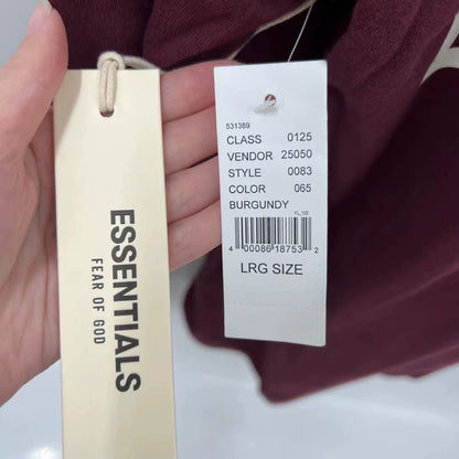 Fear of God Red Long Sleeve Graphic Shirt