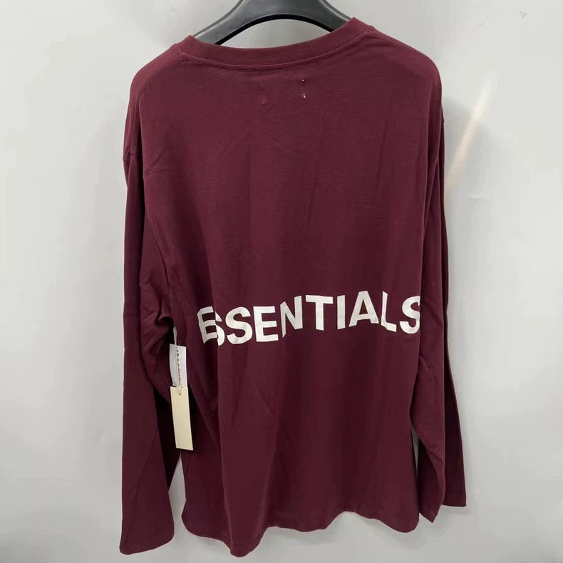 Fear of God Red Long Sleeve Graphic Shirt