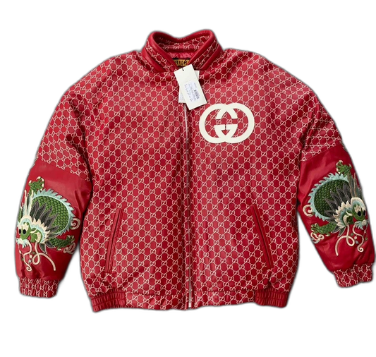 Gucci Dapper Dan Limited Edition Leather Jacket-zp