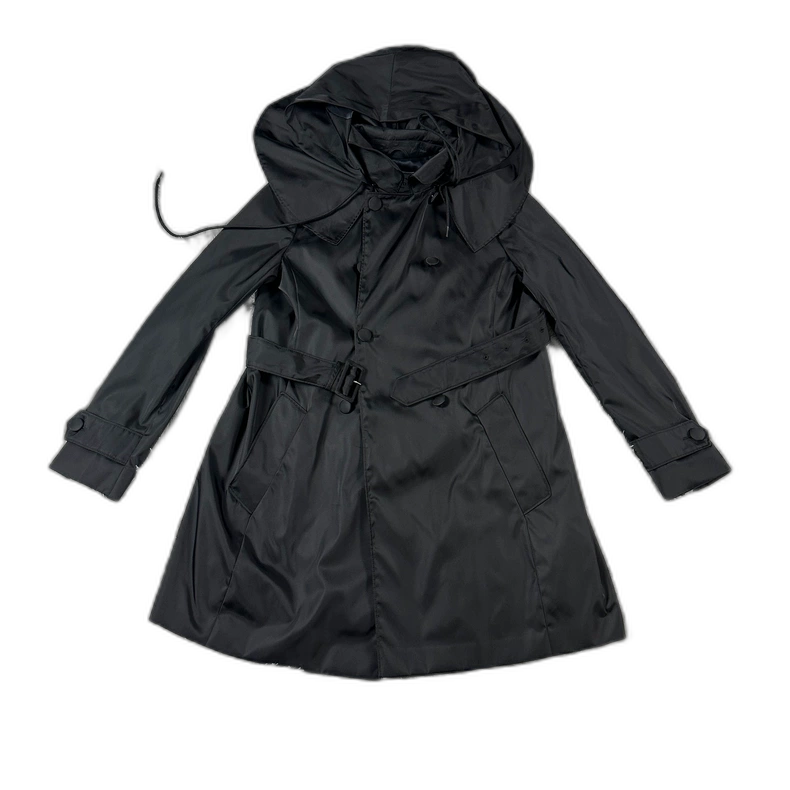 Prada Runway Long Nylon Coat