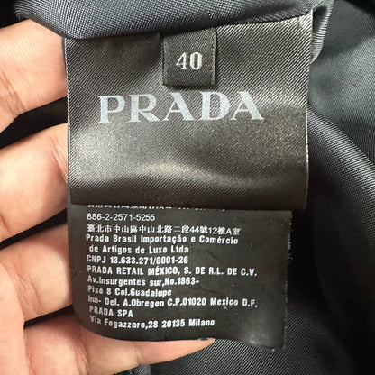 Prada Runway Long Nylon Coat
