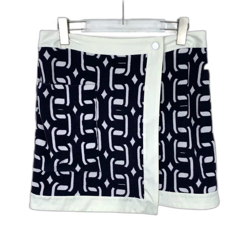 Hermes Colorful Printed Knit Skirt