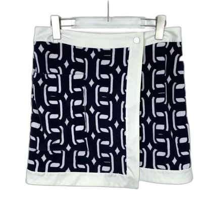 Hermes Colorful Printed Knit Skirt