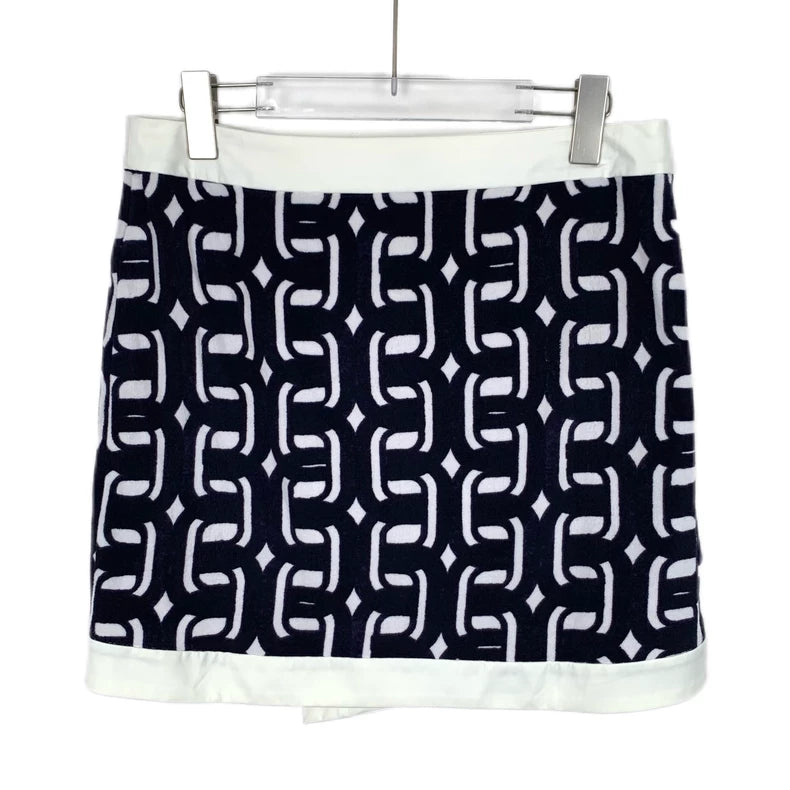 Hermes Colorful Printed Knit Skirt