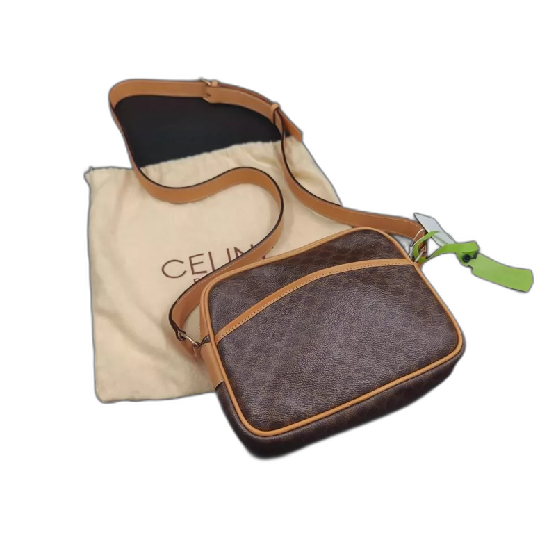 Celine Logo Camera Bag with Dust Bag