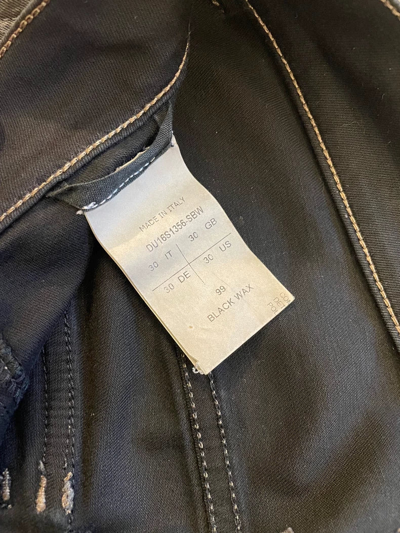 Rick Owens 2016 Biker Waxed Jeans