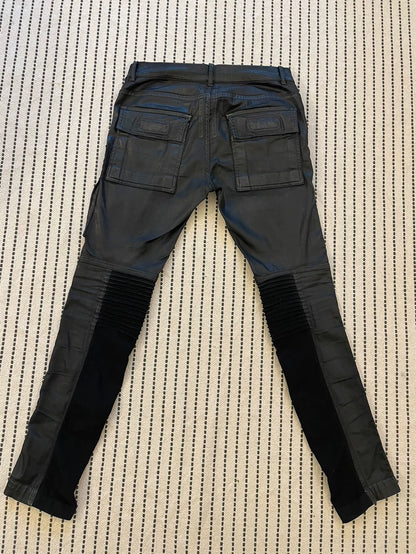 Rick Owens 2016 Biker Waxed Jeans