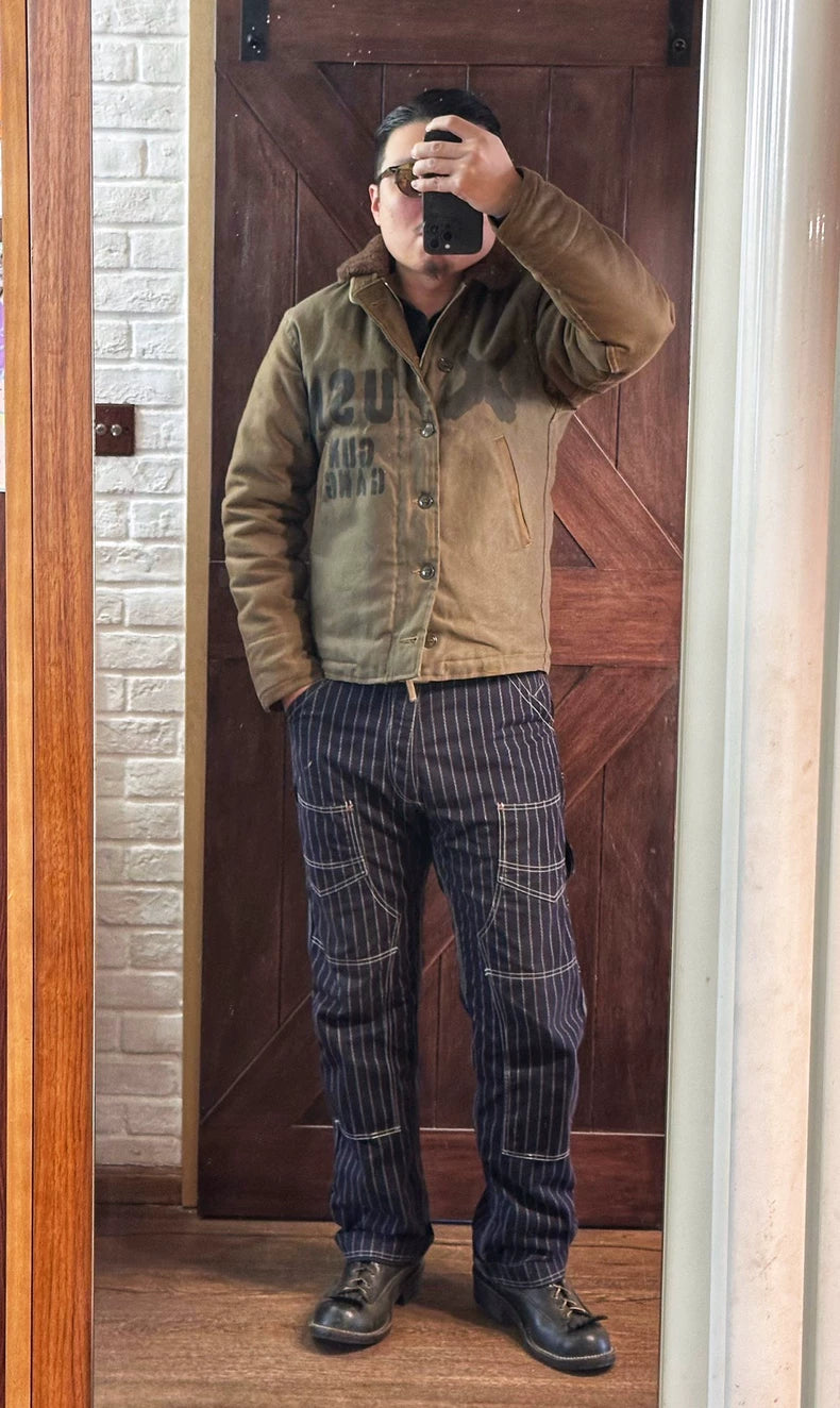 Freewheelers Color Blocked N1 Heavy Jacket