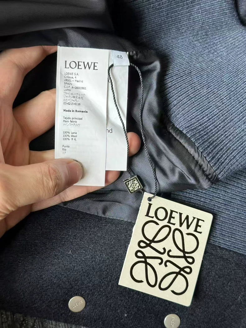 Loewe Baseball Jacket with Red Detailing