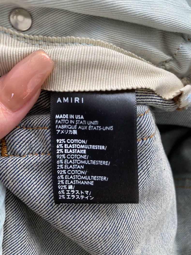 Amiri MX1 Distressed Denim Pants