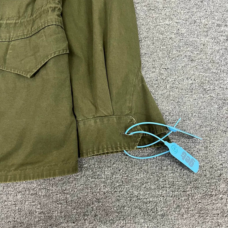 Classic Gucci Green Striped M65 Jacket