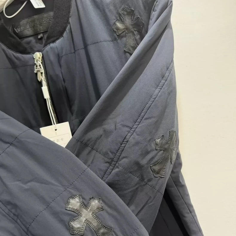 Chrome Hearts Black Padded Cross Jacket