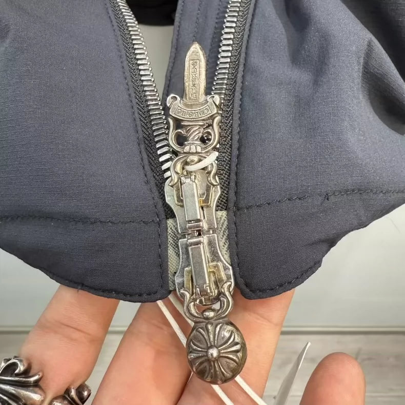 Chrome Hearts Black Padded Cross Jacket