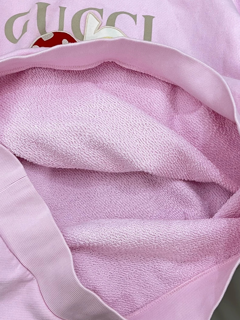 Pink Gucci Strawberry Sweatshirt for Men