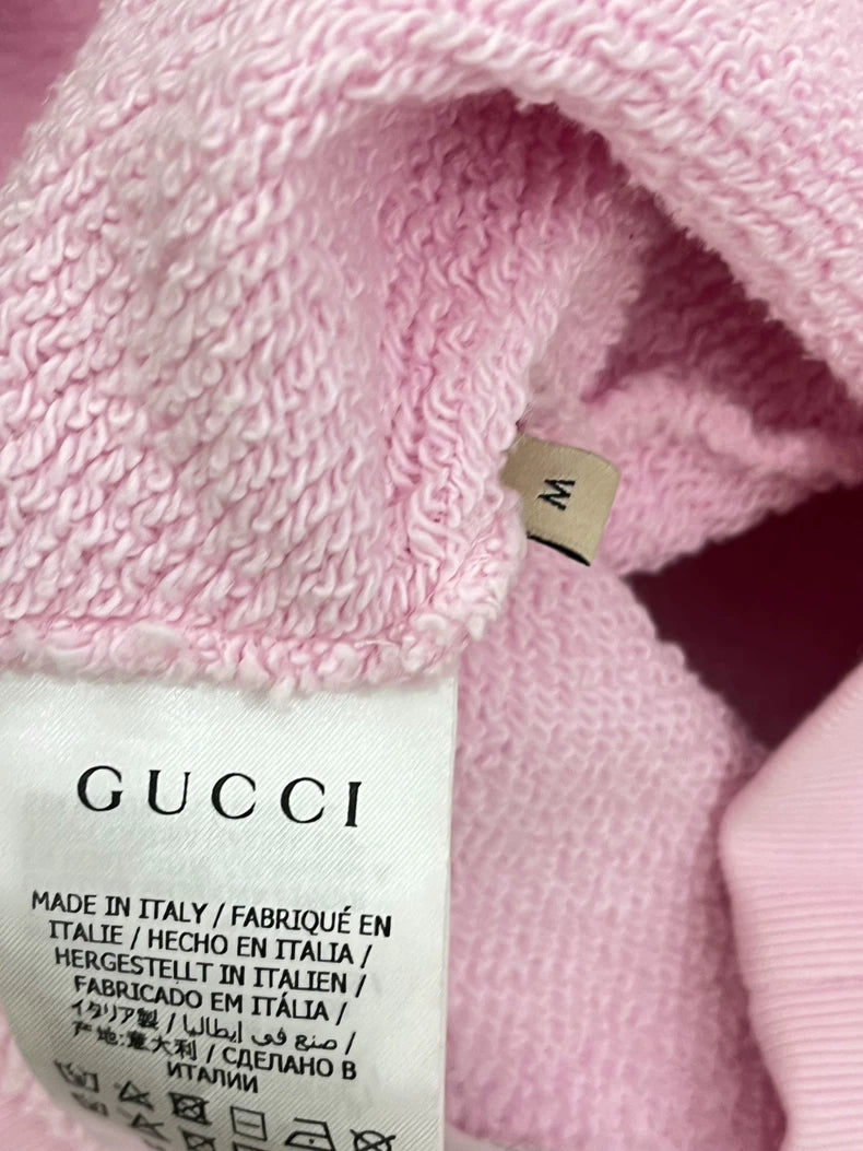 Pink Gucci Strawberry Sweatshirt for Men