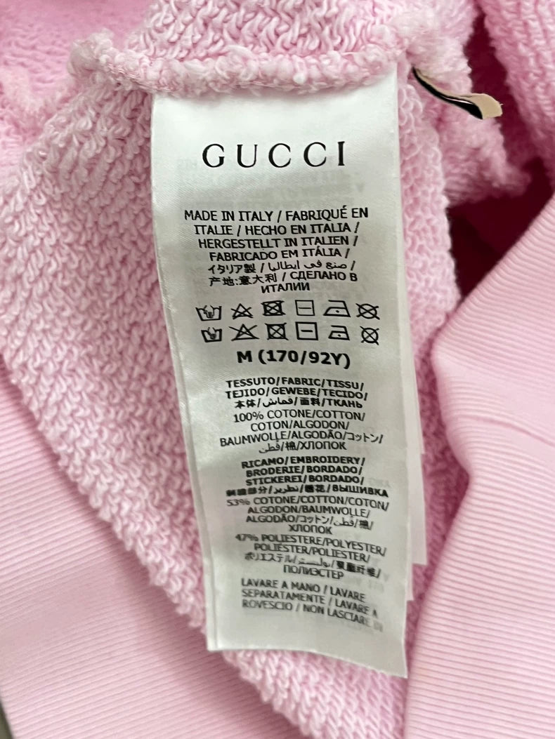 Pink Gucci Strawberry Sweatshirt for Men