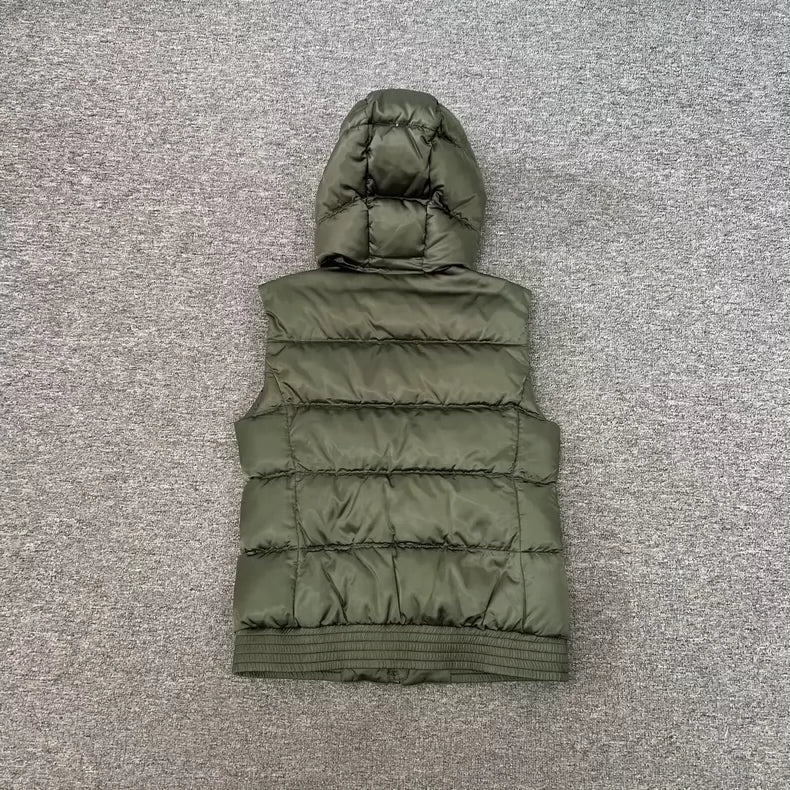Prada Hooded Vest in Green