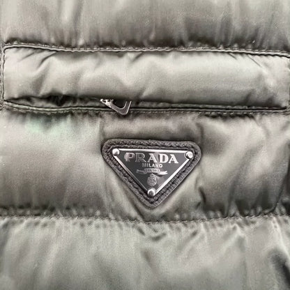 Prada Hooded Vest in Green