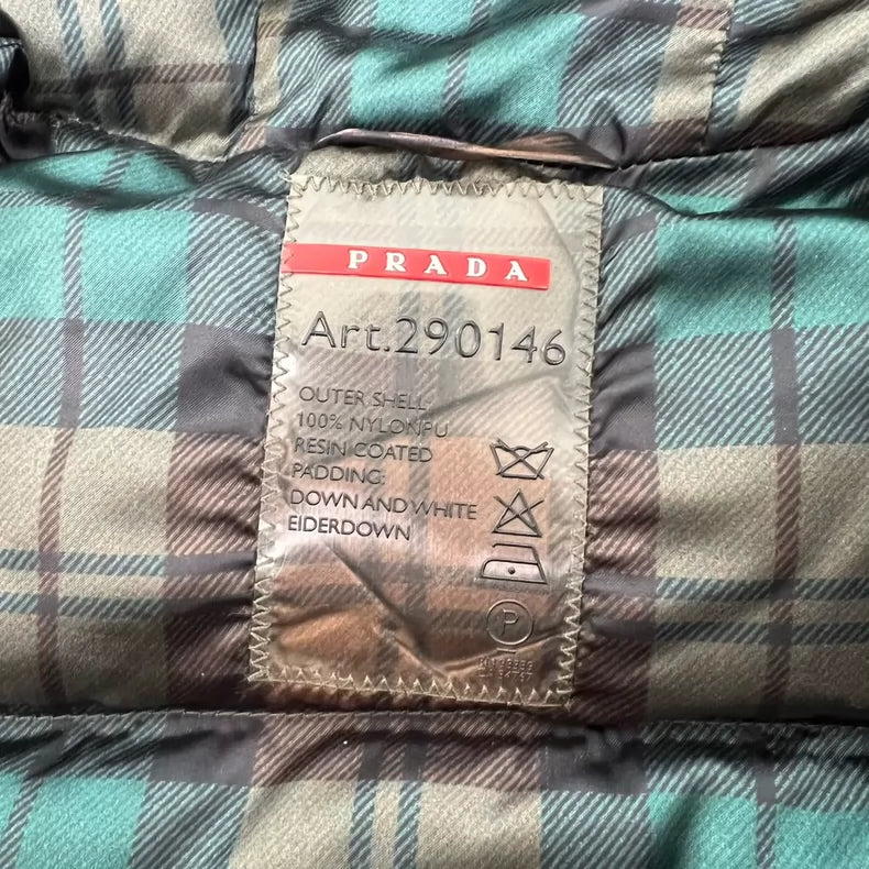 Prada Hooded Vest in Green